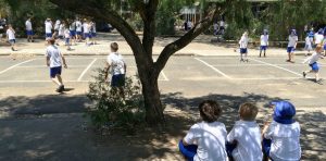 Recess is a time of conflict for children. Here are 6  school design tips to keep the peace