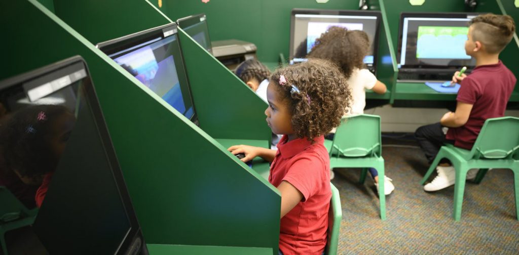 Some kindergartners are more likely to be heavy users of online tech later, according to new research