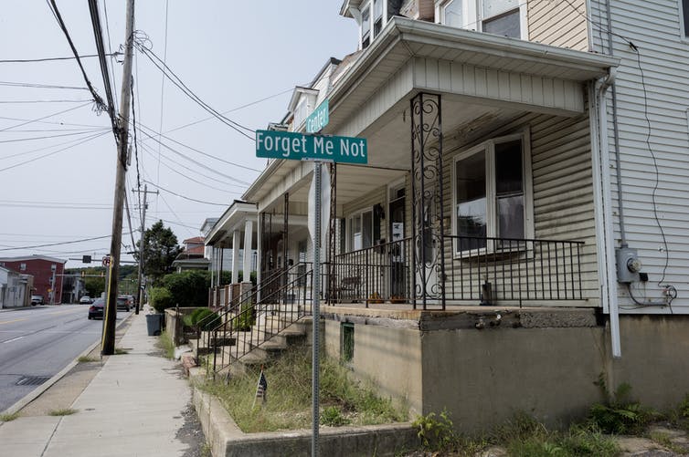 A street in Schuylkill Haven.