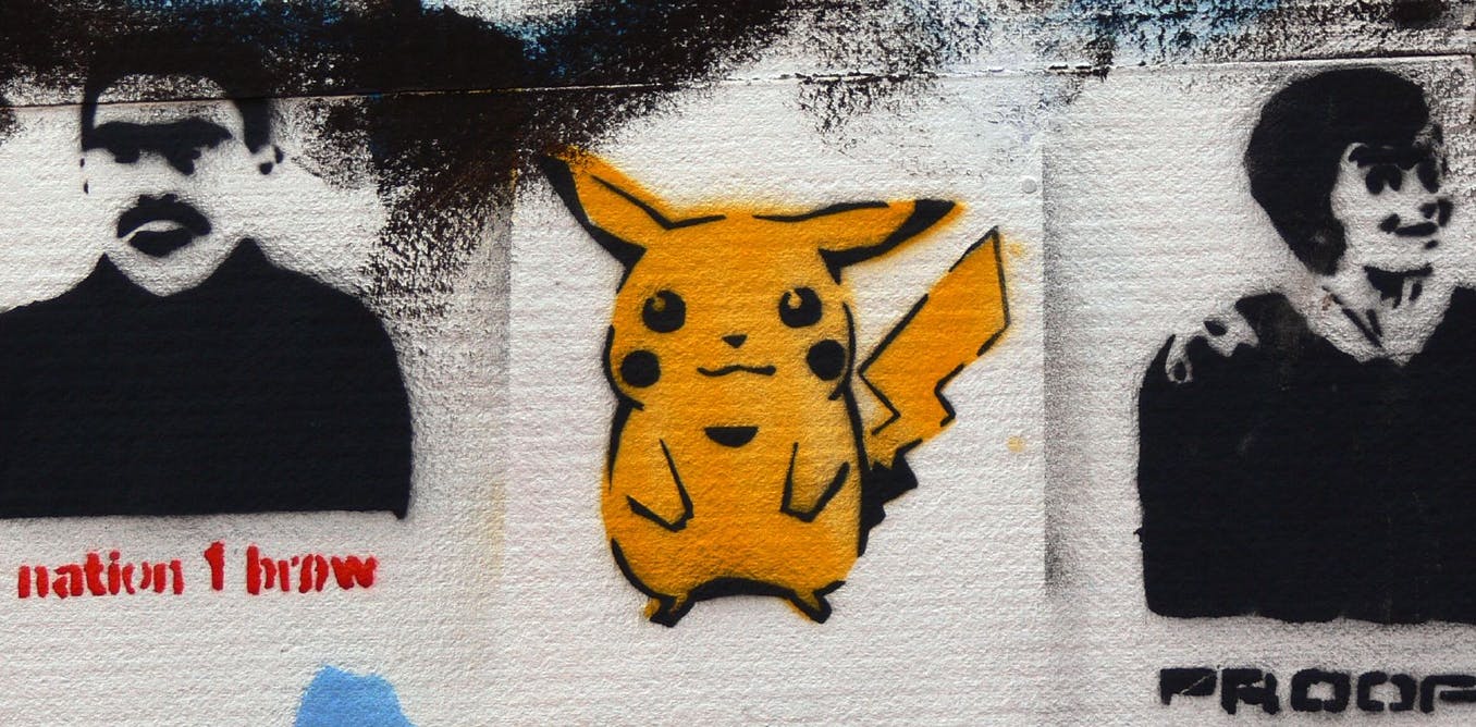 For lovers of graffiti, Pokémon Go is old hat