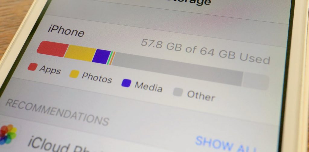 What is 'Other' in my iPhone storage, why is it taking up so much space and how do I clear it?