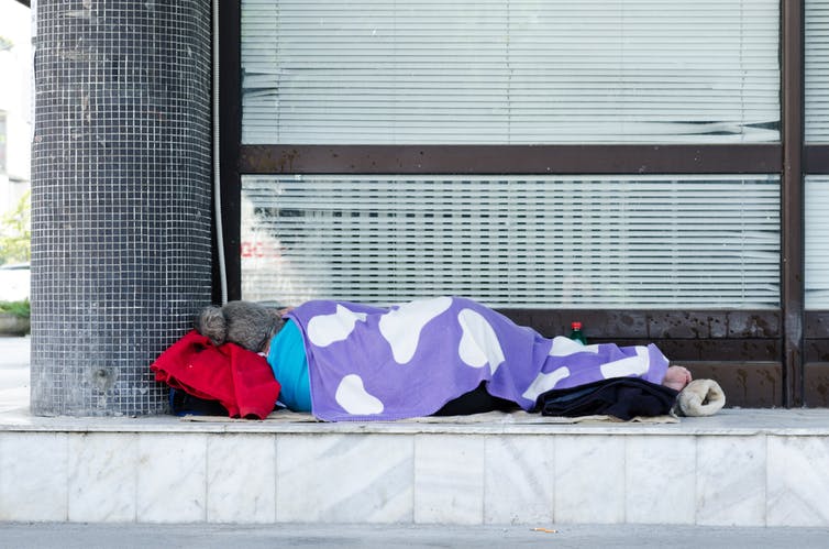 Person experiencing homelessness