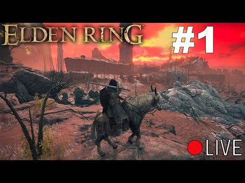 Faith Build In Elden Ring Live Stream - Part 1