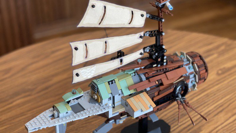 Watch This Time-Lapse Build Of The LEGO Far: Changing Tides Ship