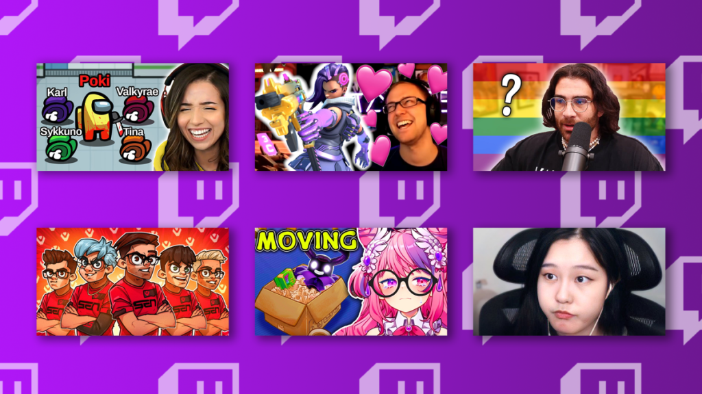 Twitch streamer YouTube thumbnails