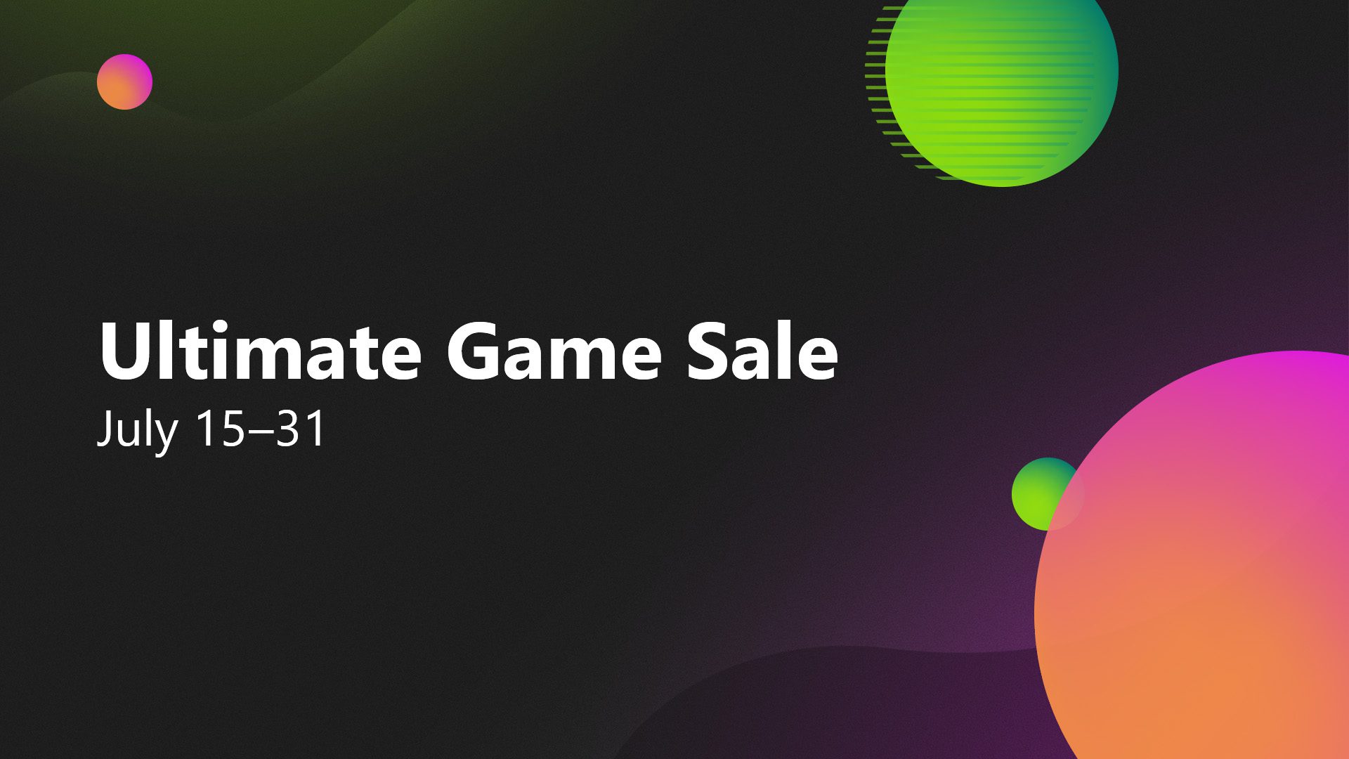 Ultimate Game Sale