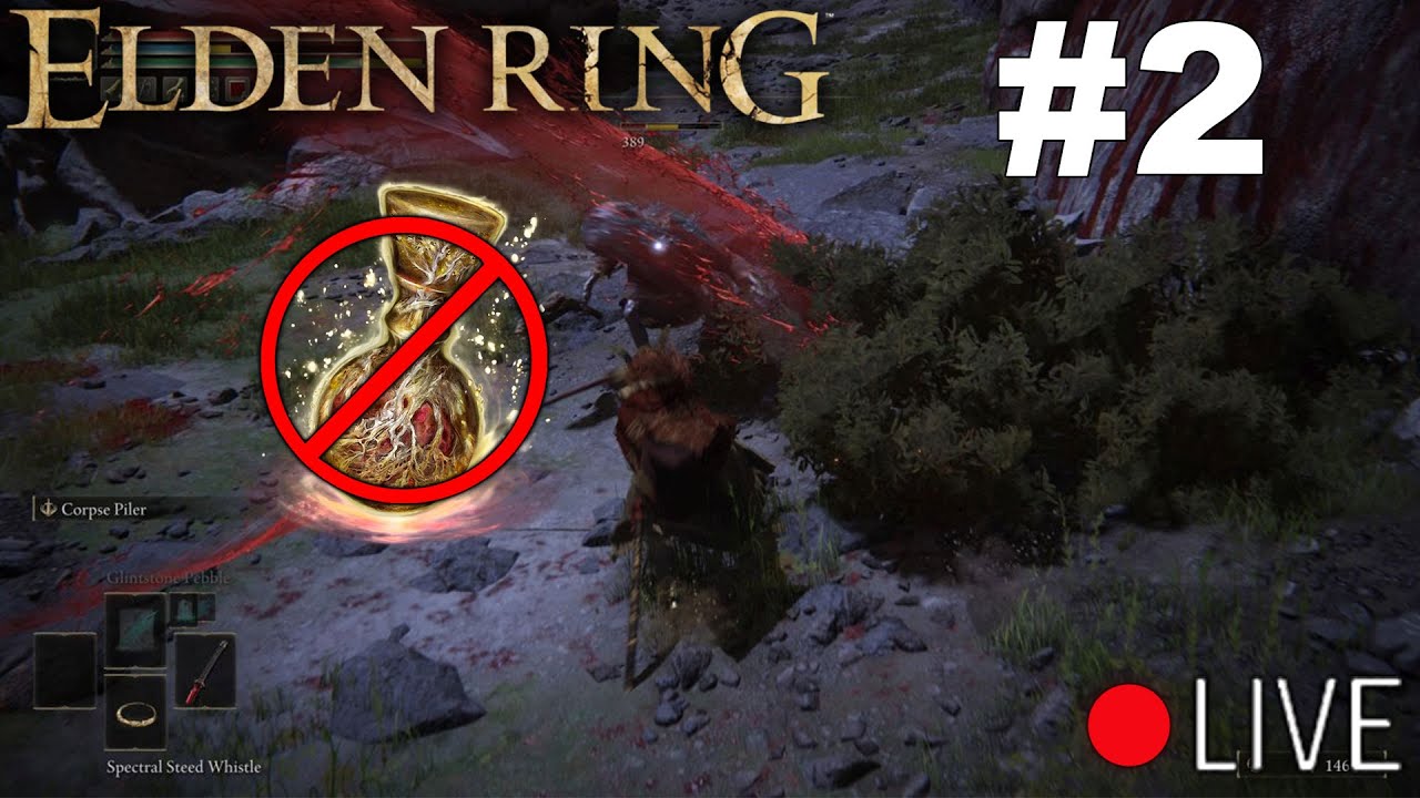 No Flasks Challenge In Elden Ring Livestream Part - 2