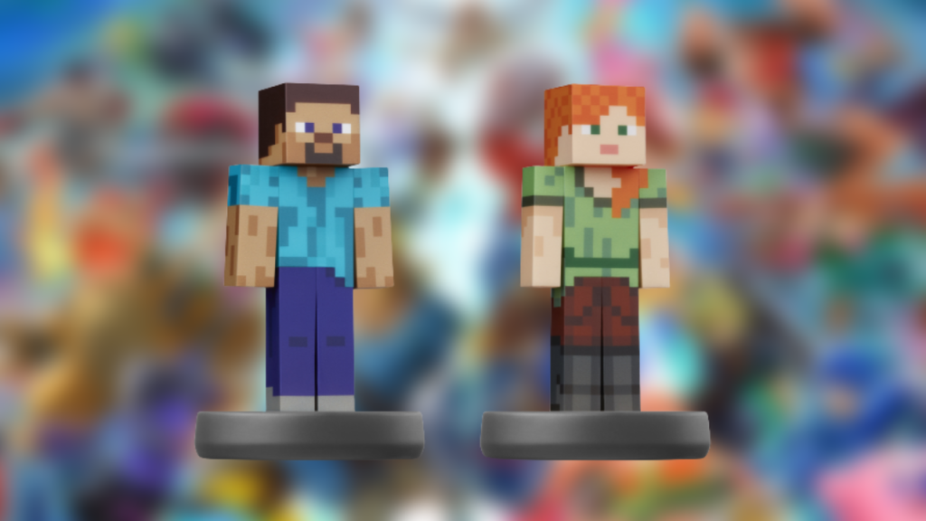 Minecraft's Steve and Alex Amiibo 2-Pack Is Up for Preorder