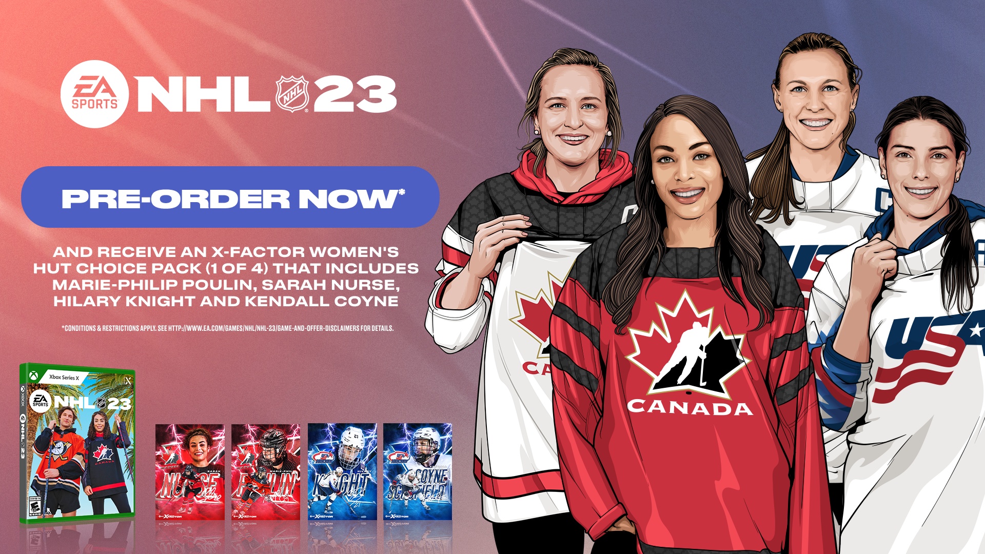 NHL 23 Pre-order Slide