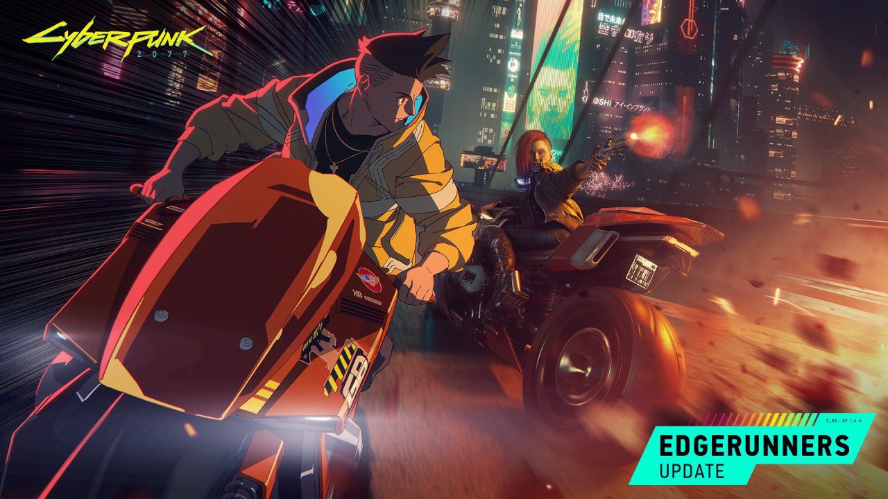 The Edgerunners update brings together Cyberpunk 2077 and Cyberpunk: Edgerunners