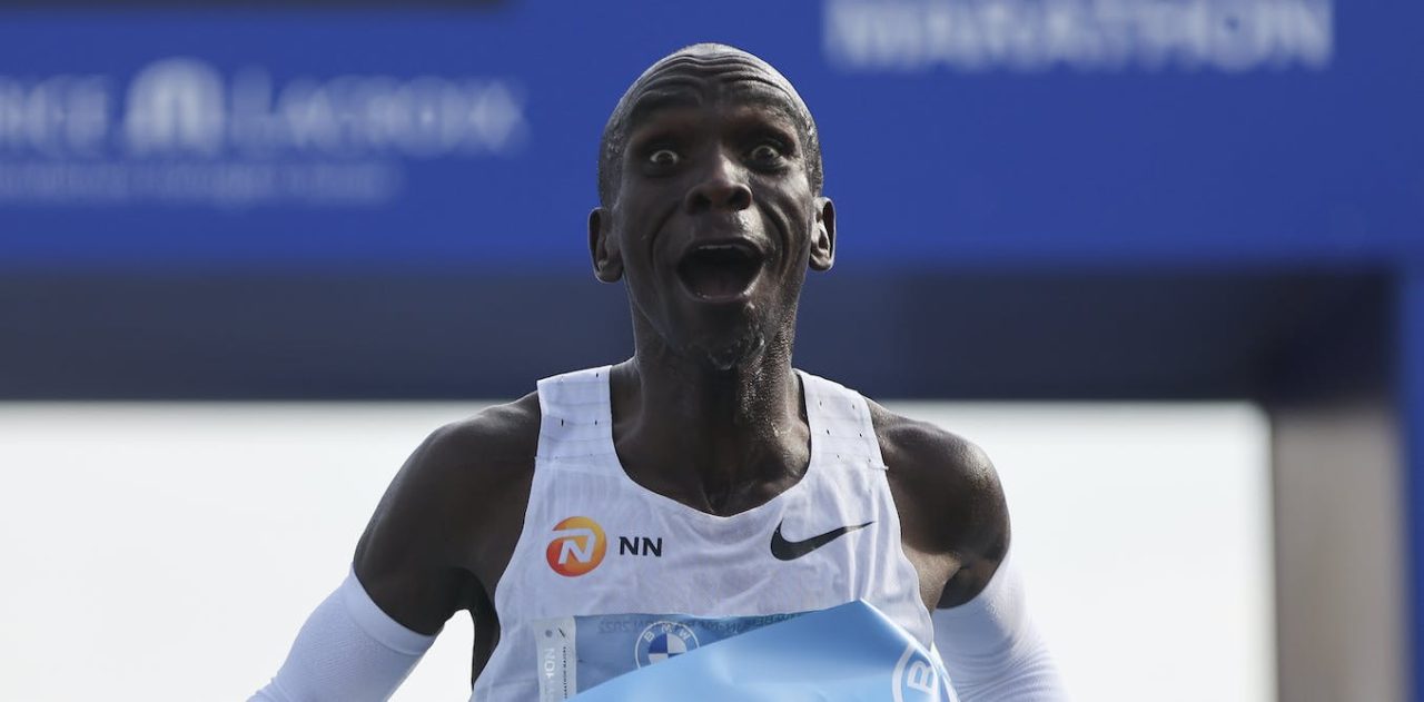 Eliud Kipchoge broke the men's marathon record by 30 seconds. How close is the official sub-2 hour barrier now?