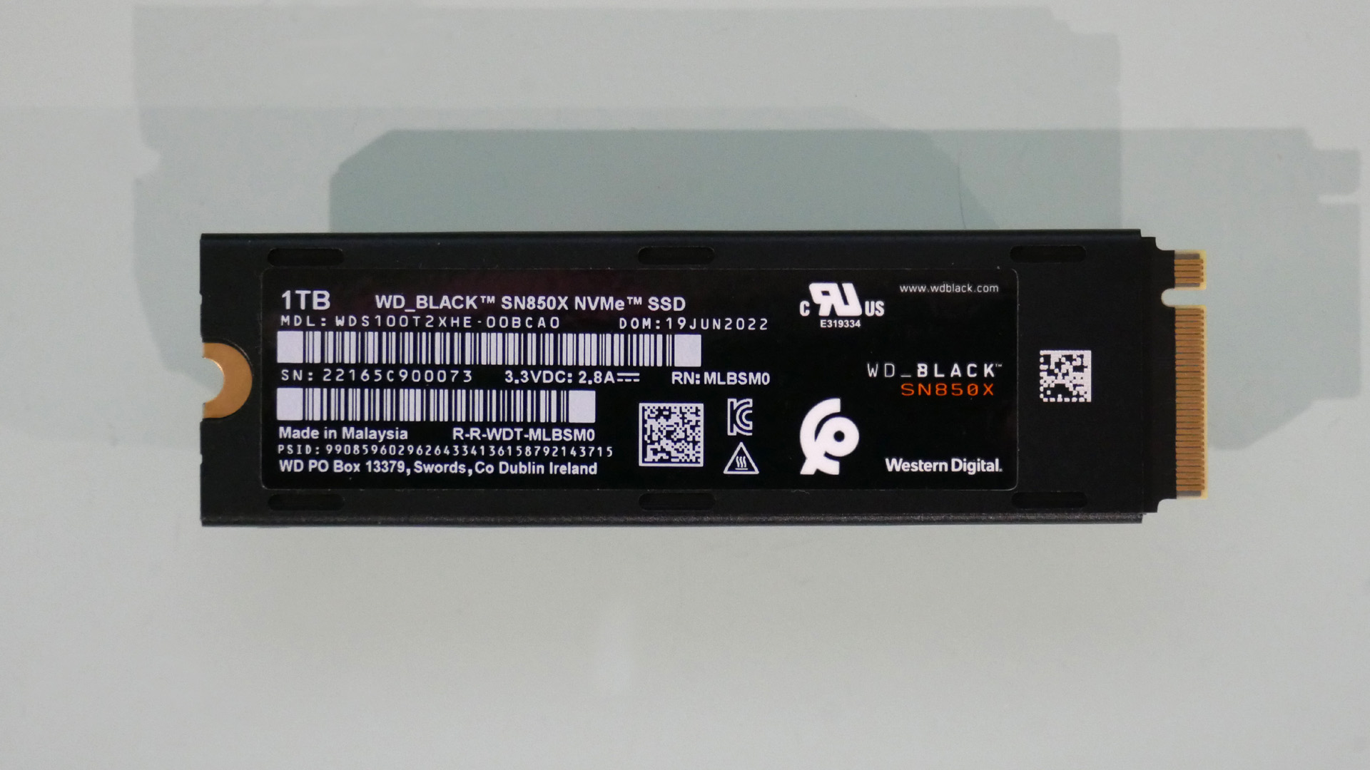 WD Black SN850X 1TB NVMe SSD