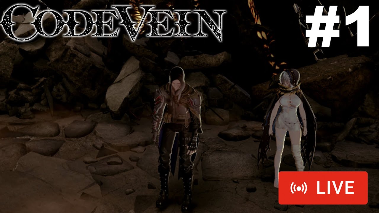 Code Vein PS5 LiveStream Co-op - Part 1