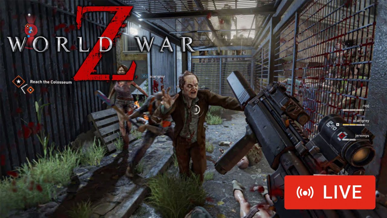 World War Z: Aftermath Gameplay Livestream Co-op