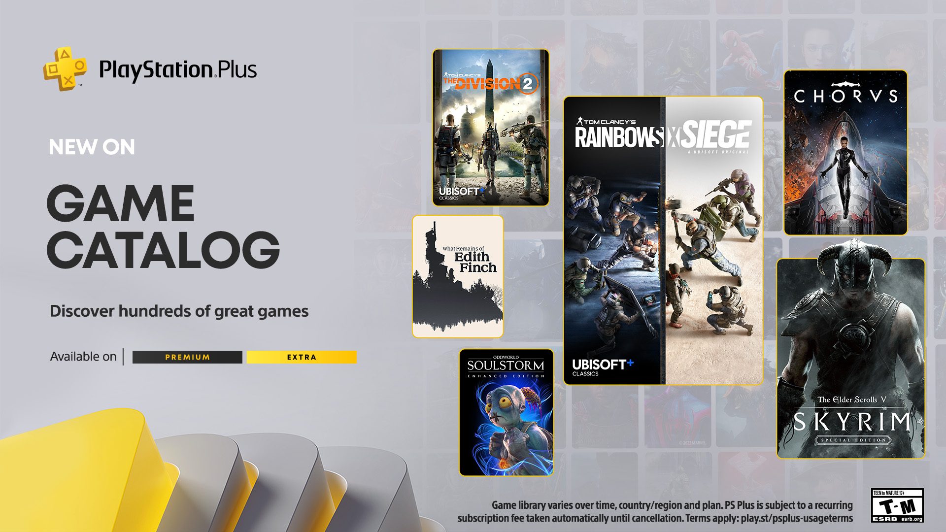 PlayStation Plus Game Catalog lineup for November: Skyrim, Rainbow Six Siege, Kingdom Hearts III and more 