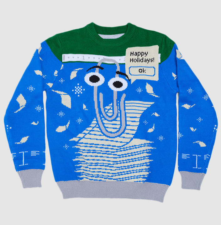 Windows Clippy Sweater