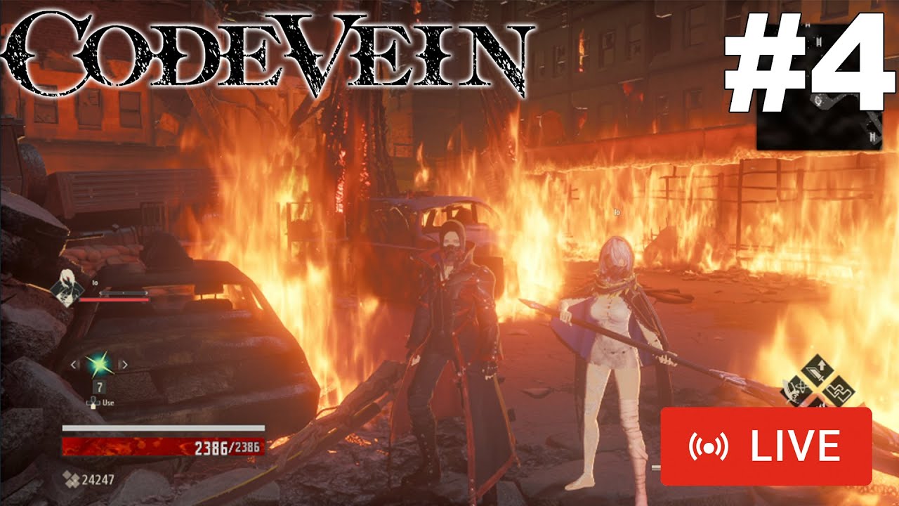 Code Vein PS5 LiveStream Co-op Playthrough - Part 4