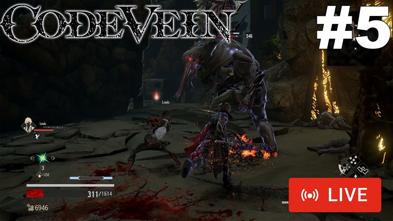 Code Vein PS5 LiveStream Co-op Playthrough - Part 5