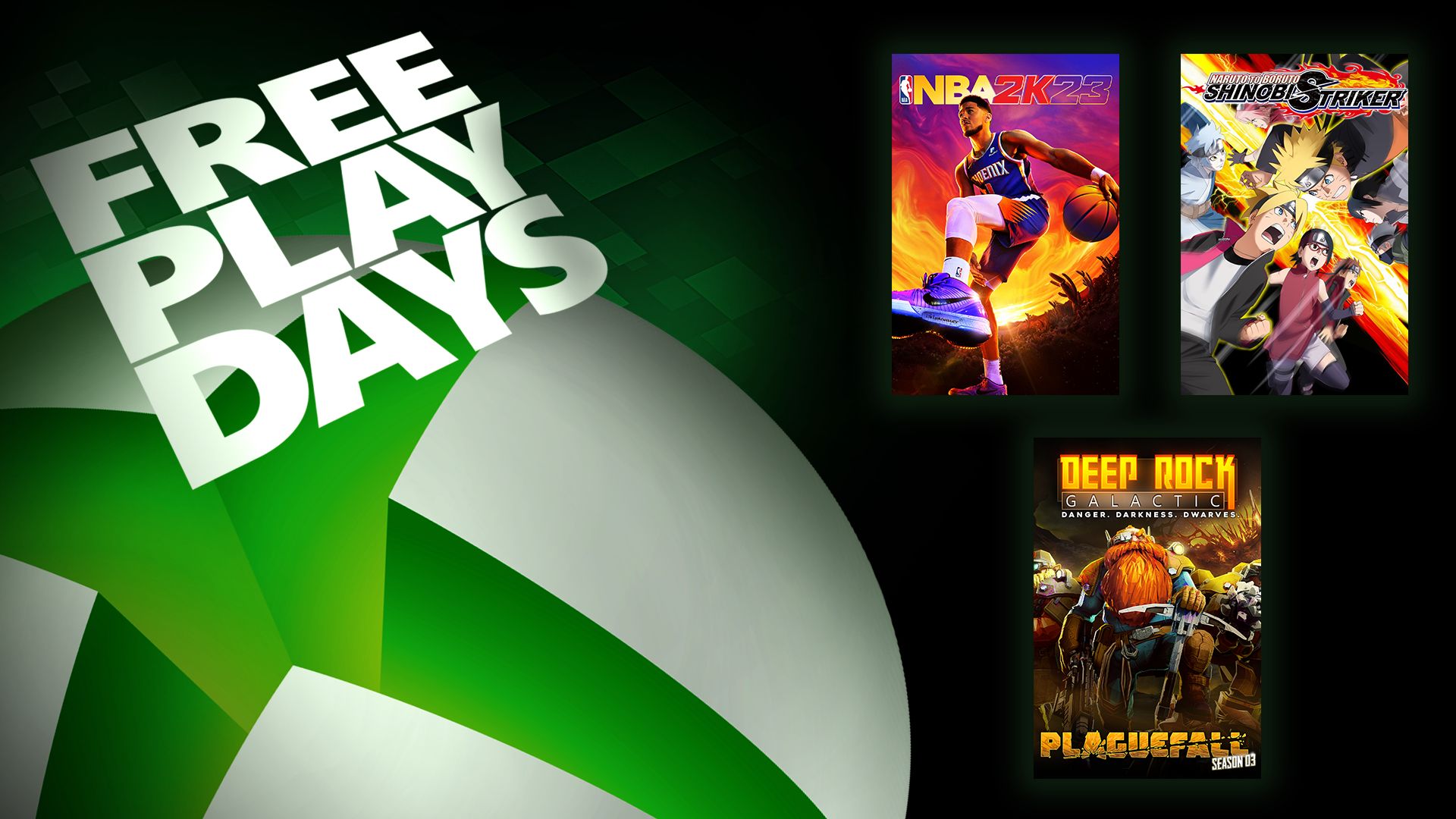 Free Play Days – NBA 2K23, Naruto to Boruto: Shinobi Striker, and Deep Rock Galactic