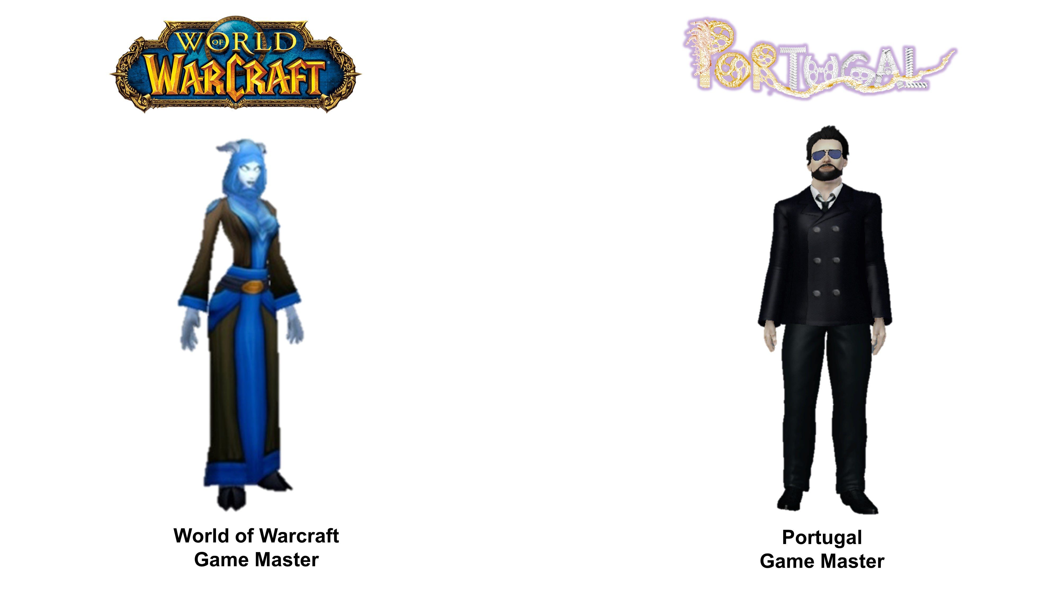 Warcraft vs Portugal Game Masters Comparison