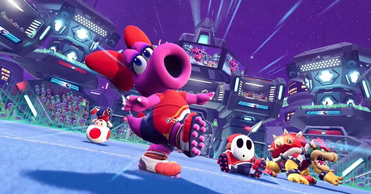 Mario Strikers: Battle League DLC shows us a cheeky little Birdo