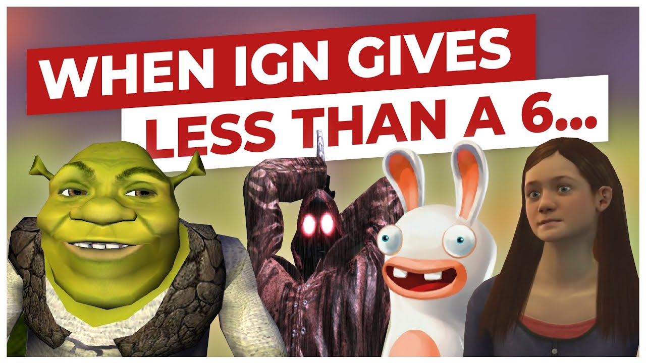 The Games So Bad, Even IGN Gave Them Less Than A 6