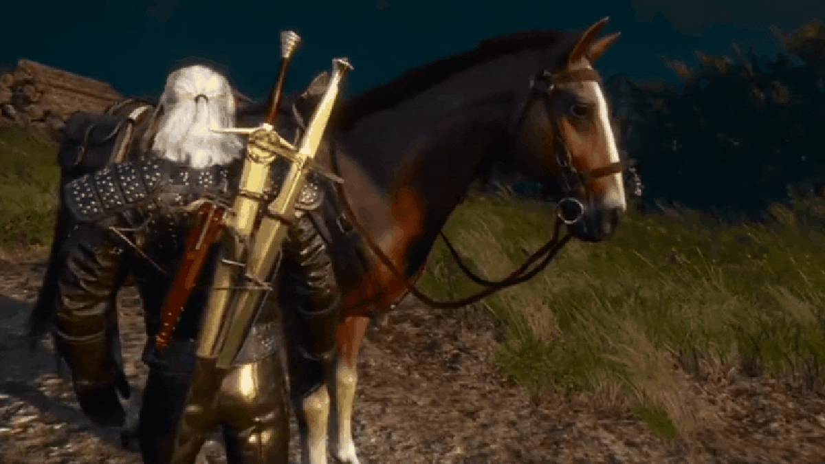 You Can Finally Pet Your Horse In The Witcher 3