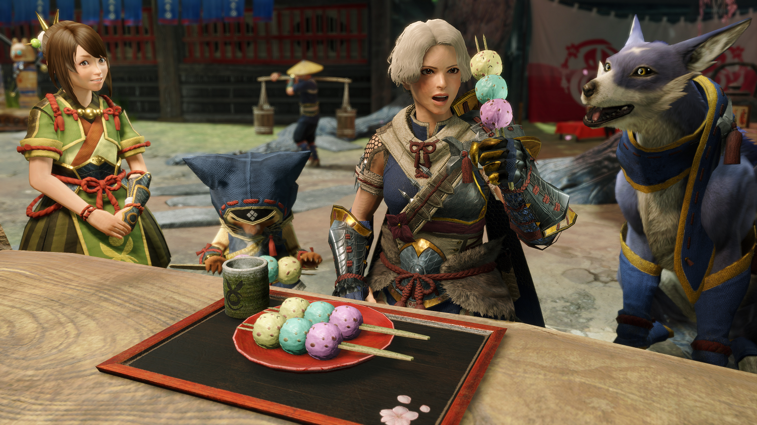 Monster Hunter Rise canteen screenshot