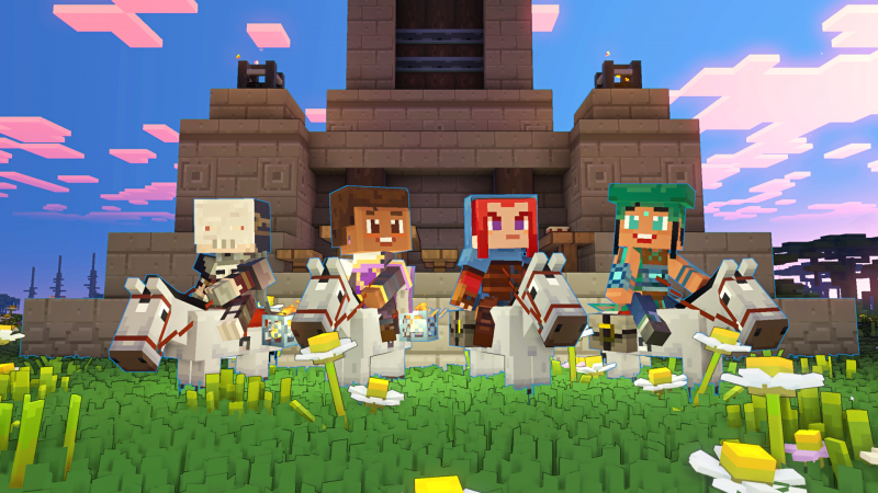 Minecraft Legends Launches This April With Cross Platform Multiplayer