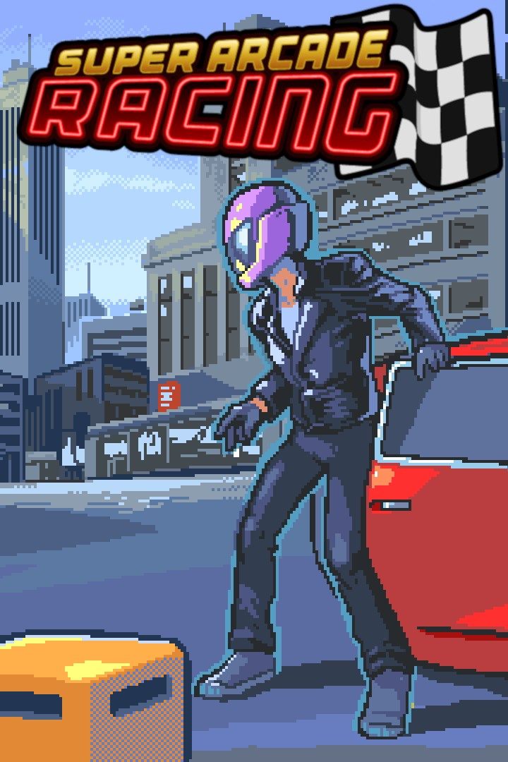 Super Arcade Racing Box Art Asset