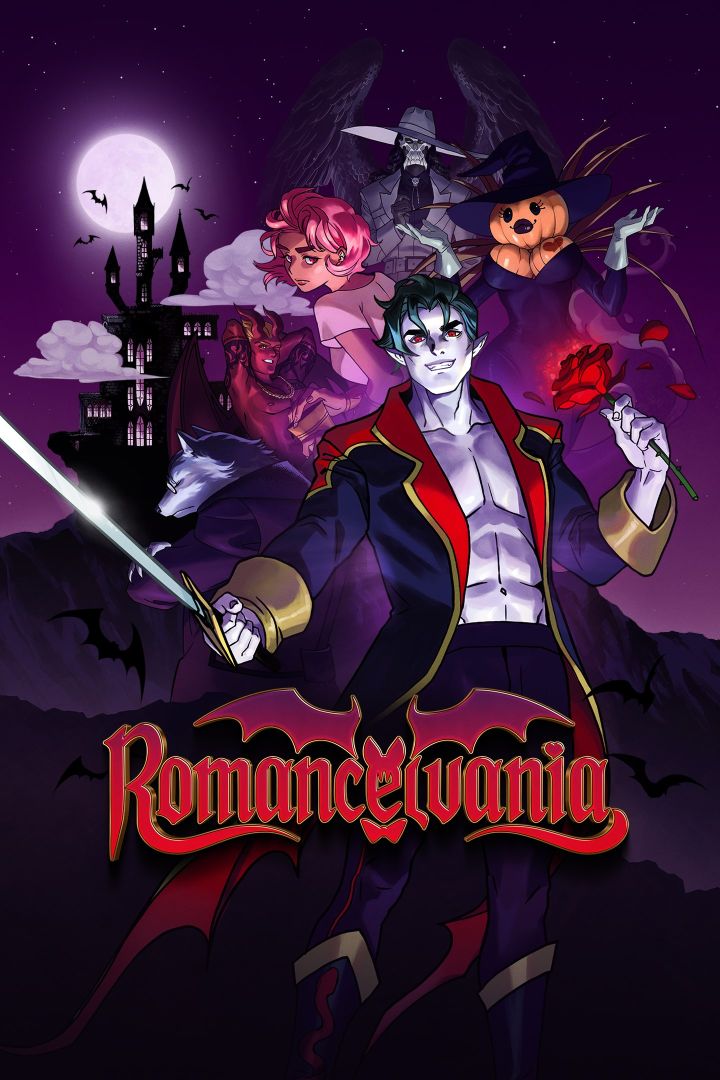 Romancelvania Box Art Asset