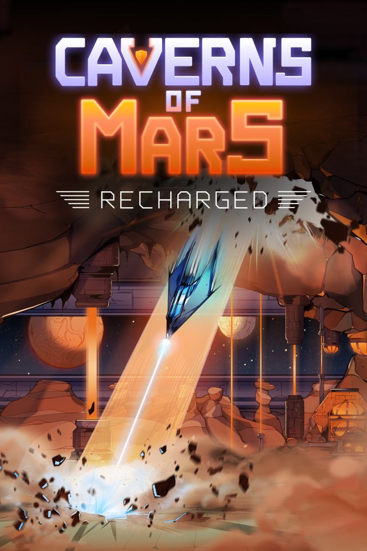 Caverns of Mars: Recharged Box Art Asset