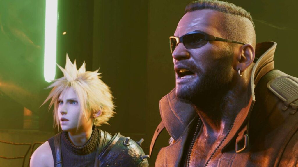 FF7 Remake Barret and Cloud