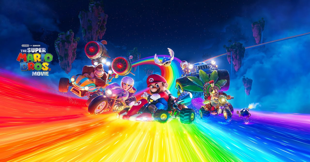 Final Super Mario Bros. Movie trailer shows a battle on Rainbow Road