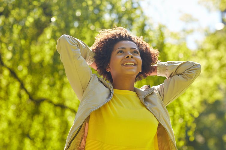 Young woman in nature