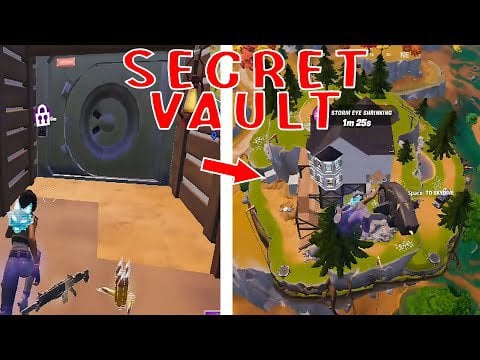 Secret Vault in *Floating ISLAND*. |Fortnite Chapter 04 Season 02 | SOL...