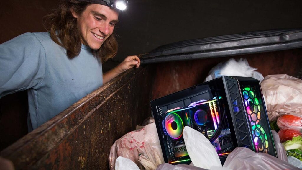 This PC Gamer Built Their Rig After Dumpster Diving For Months