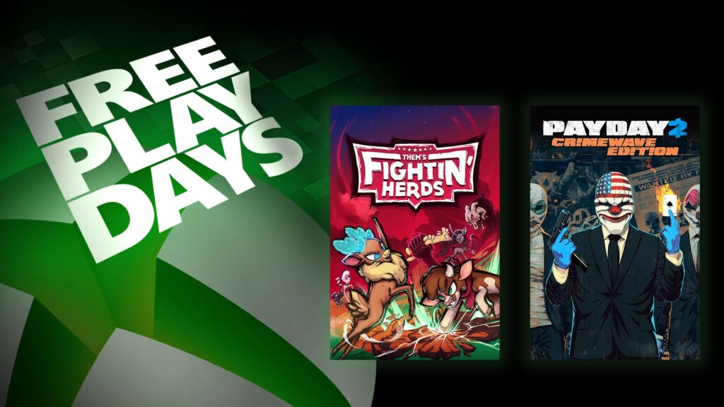 Free Play Days – Them’s Fightin’ Herds and Payday 2: Crimewave Edition