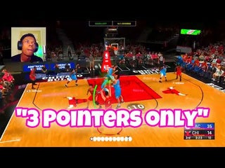 Score From 3 Point Line Only NBA 2K Challenge