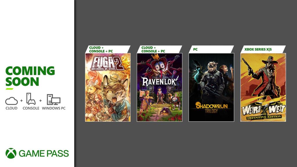 Coming Soon to Xbox Game Pass: Ravenlok, Fuga: Melodies of Steel 2, and More