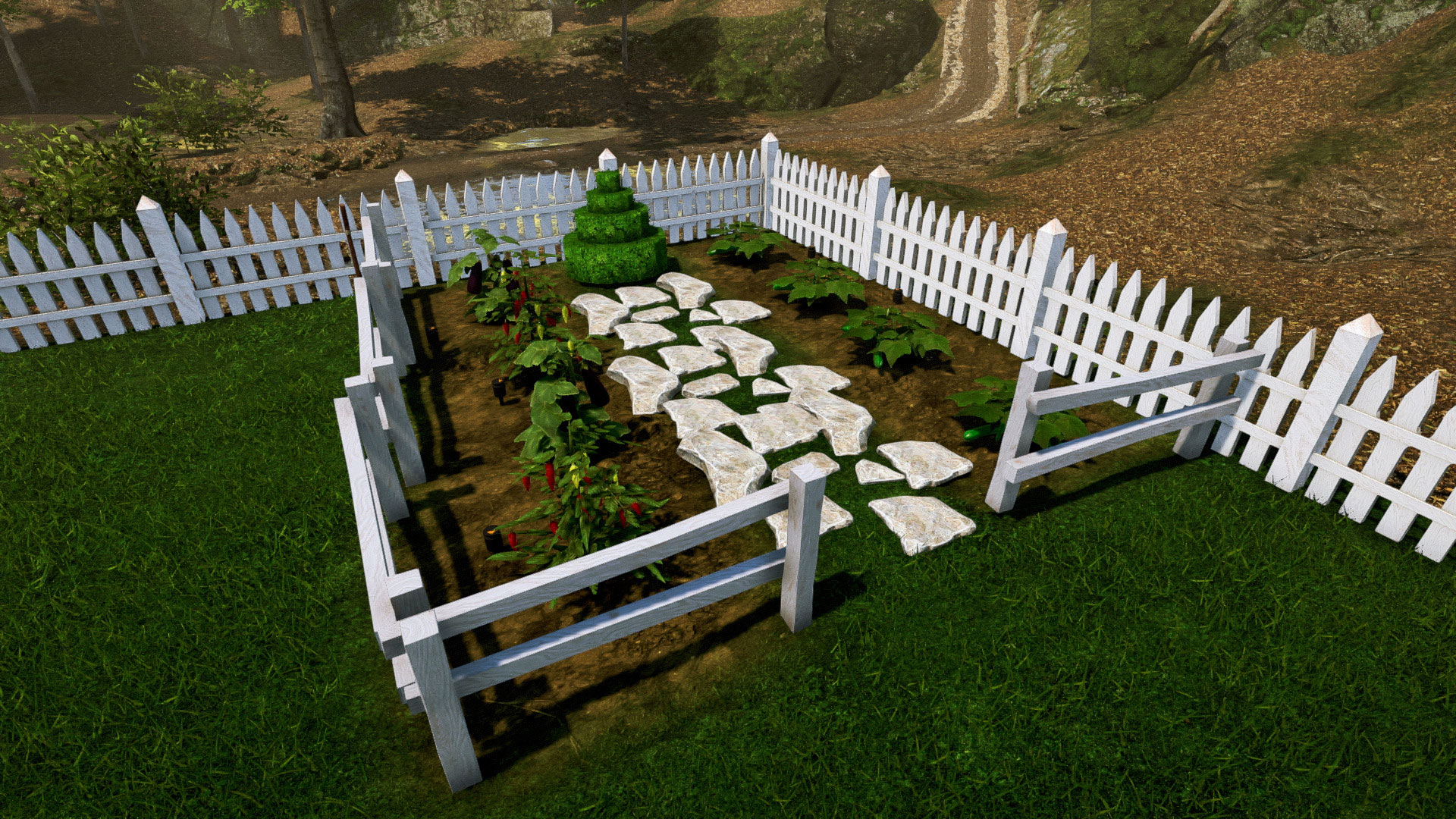 Garden sim enclosure