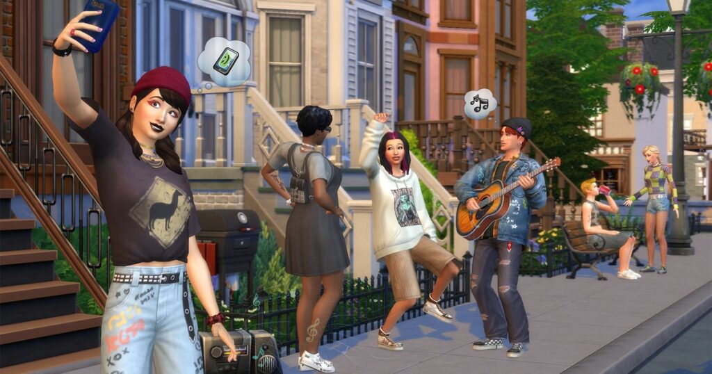 The Sims 4's next batch of Kit DLC brings grungy looks and nooks for books