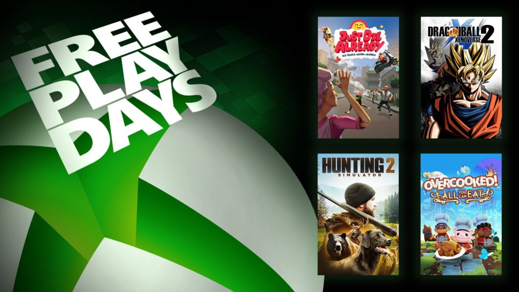 Free Play Days – Just Die Already, Dragon Ball Xenoverse 2, Hunting Simulator 2, and Overcooked! All You Can Eat