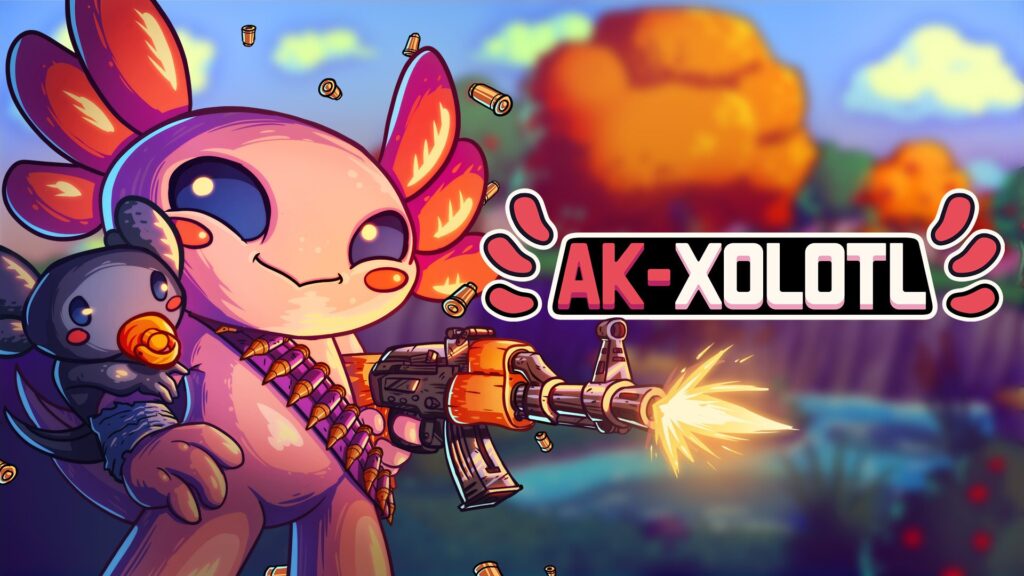 AK-xolotl – the cute-but-deadly roguelite shooter hits PlayStation this fall