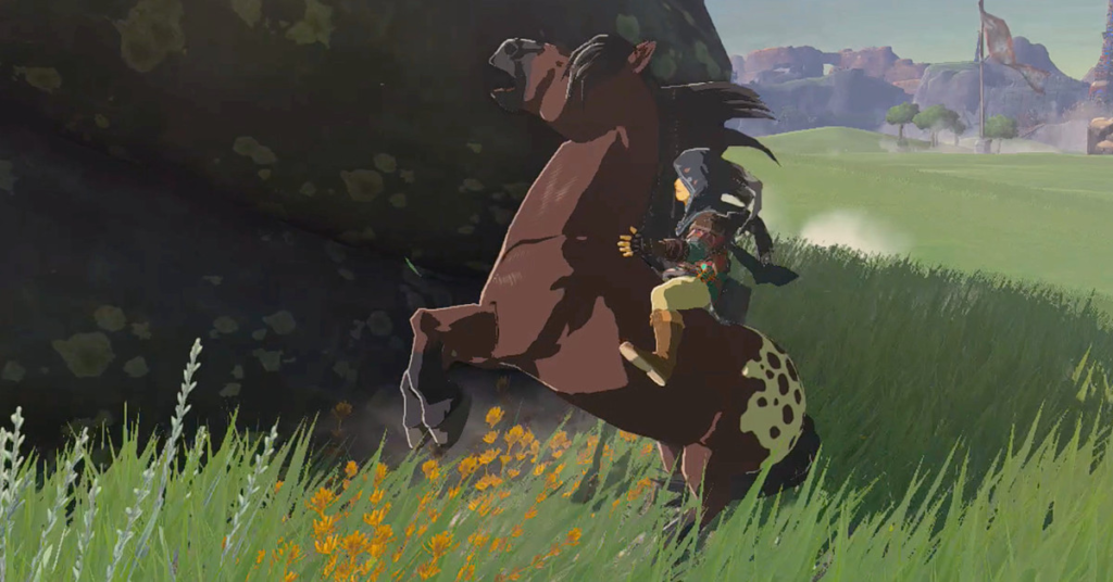 How to tame a horse and use it to pull a wagon in Zelda: Tears of the Kingdom