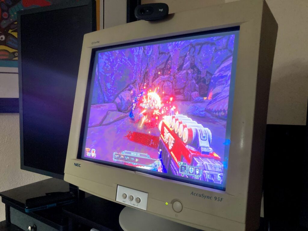 CRT with Boltgun