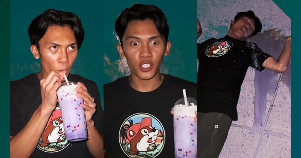 TikTok’s Grimace shake trend turns the McDonald’s mascot into a murderer