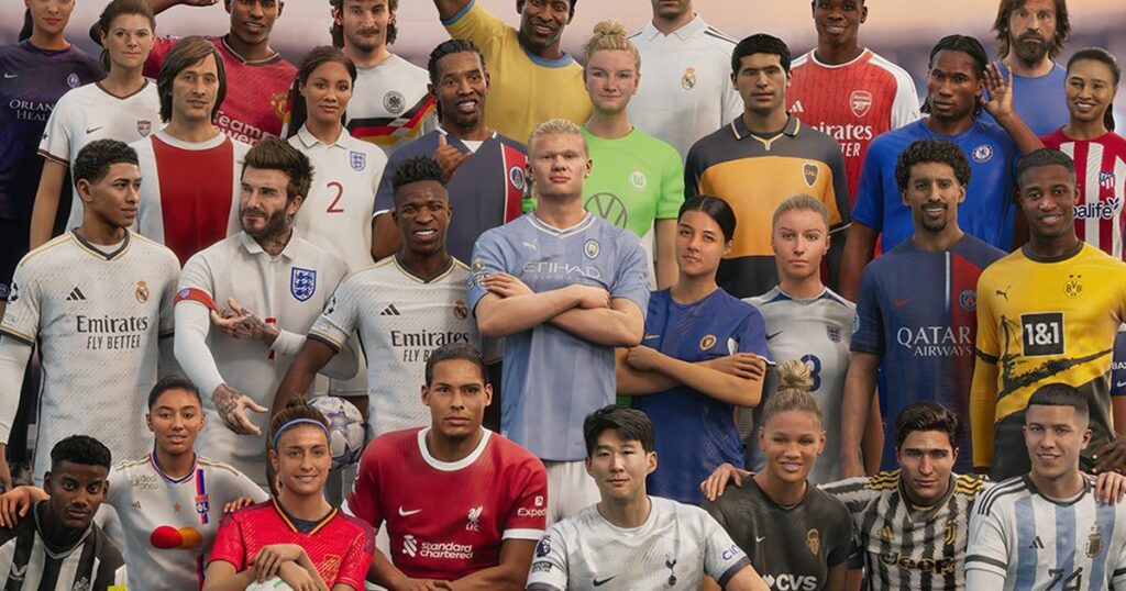 Everybody's looking a bit off on EA Sports FC 2024's Ultimate Edition cover