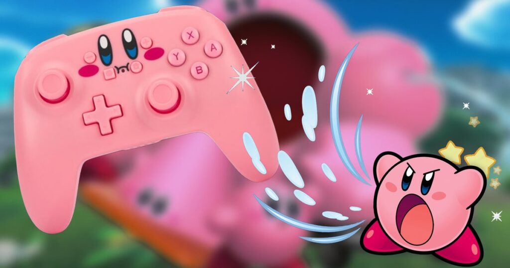 Here’s a new Kirby Wireless Switch Controller from PowerA for your collection