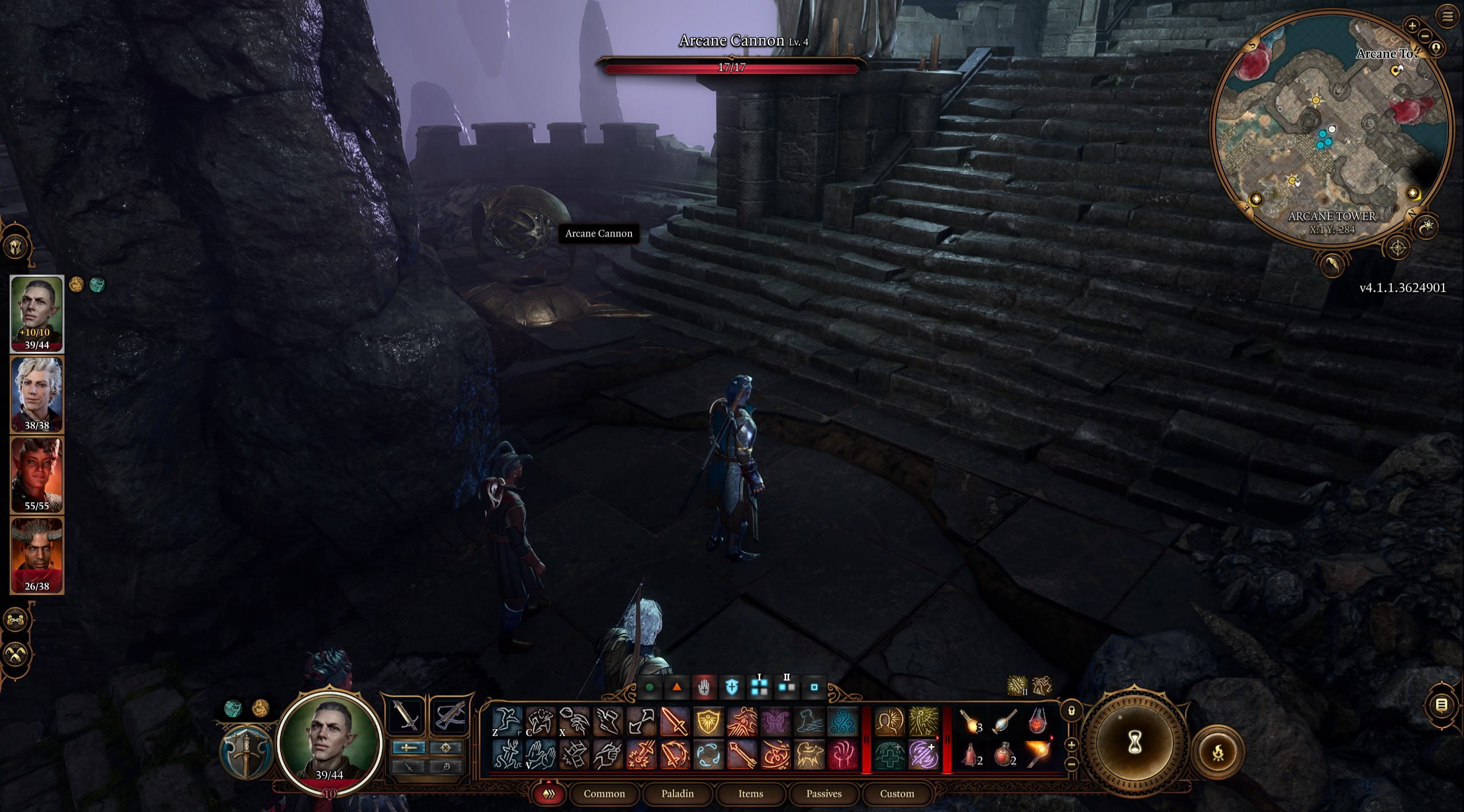 Stairs to Arcane Tower entrance Baldur's Gate 3